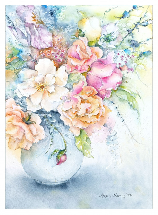 Full Bloom (26cm x 36cm)